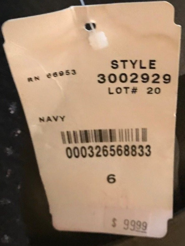 David Warren Womens Dress Navy Blue Rhinestone Specks Asian Inspired Size 6 NEW
