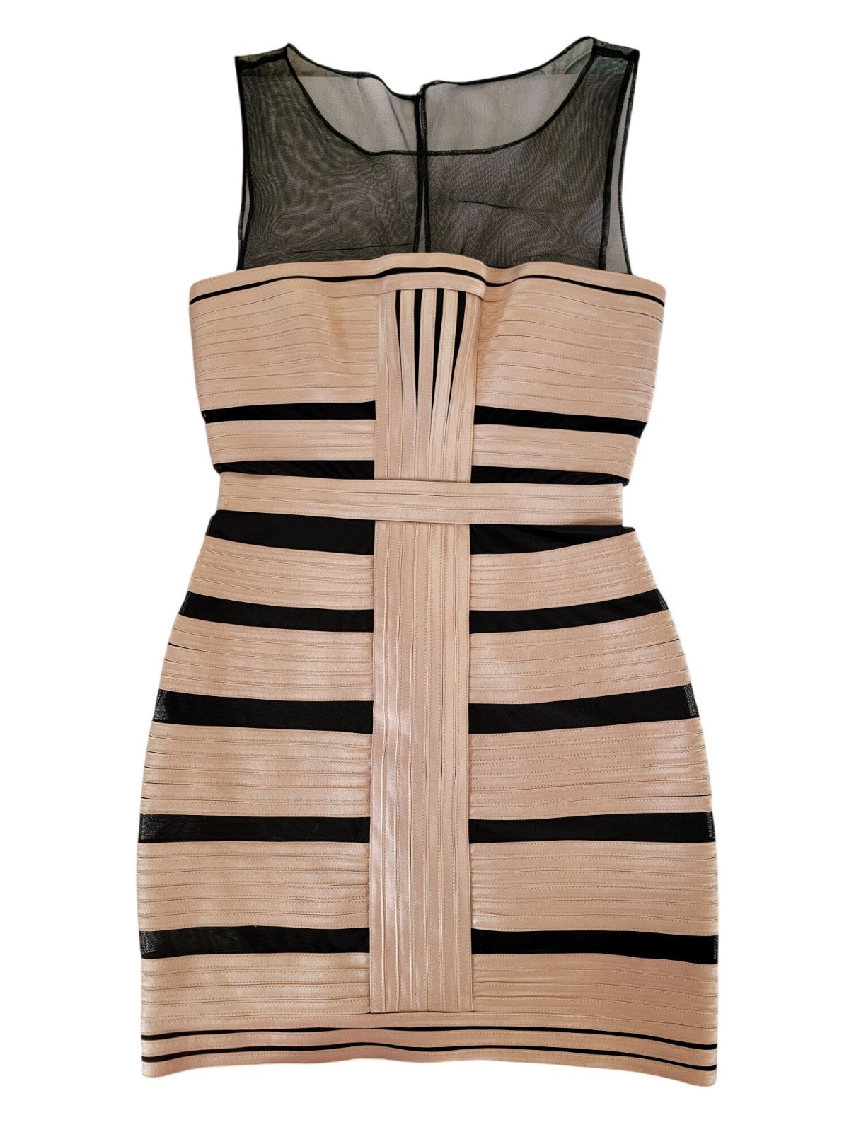 BCBG MAXAZRIA Brenda Bodycon Dress Mesh Size 0