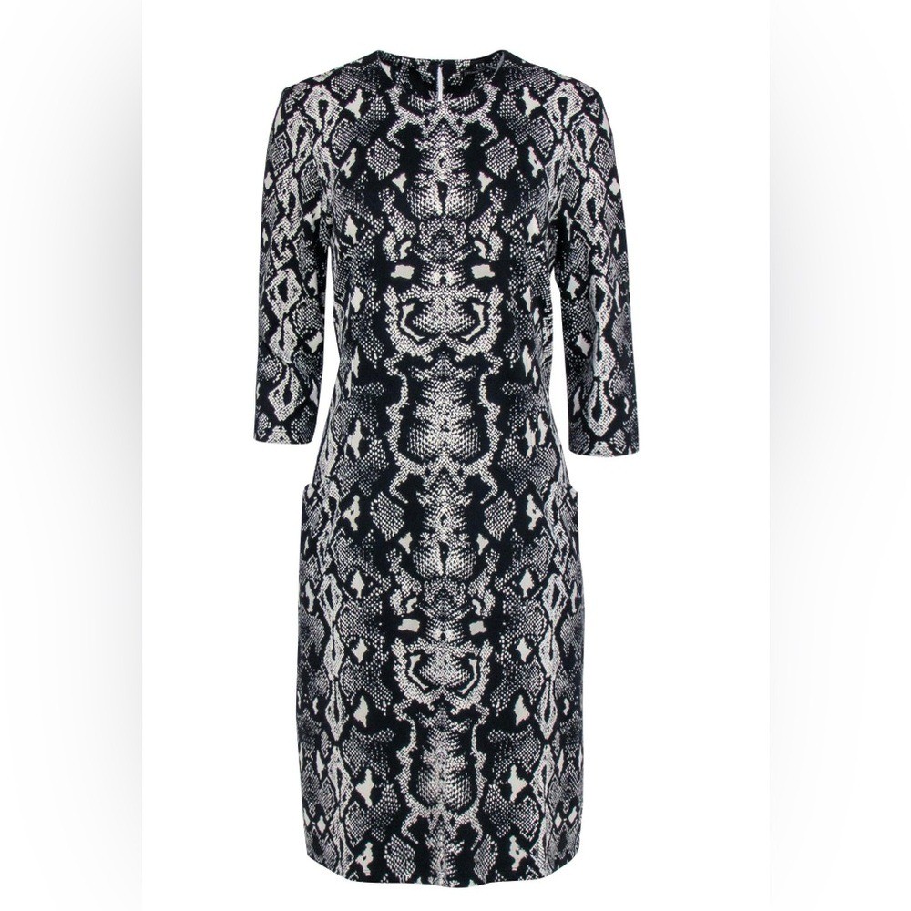 J. McLaughlin Catalyst Snake Print Dress