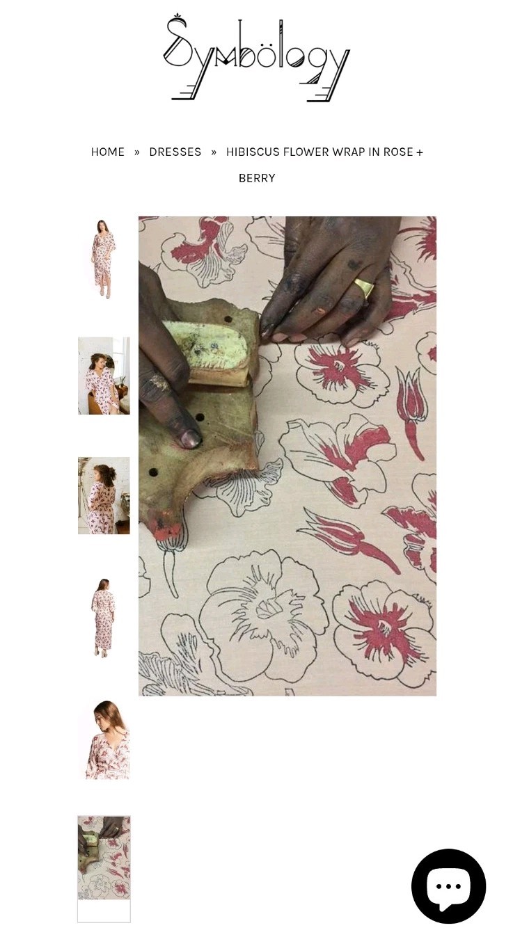 Symbology Hibiscus Flower Wrap in Rose + Berry. NWT. Size L in women’s.