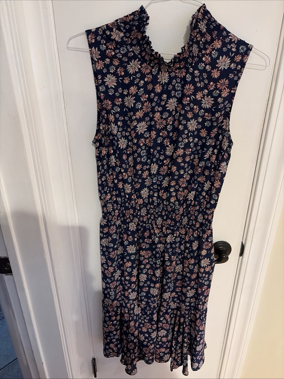 Nanette Lepore Floral Sleeveless Elastic Waist High-Low Maxi Dress Size 12