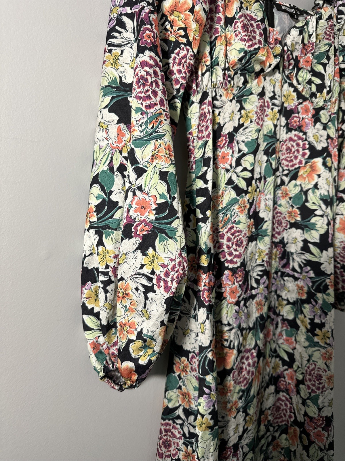 missguided midi dress Size 4 Sweetheart Whimsical Peasant y2K