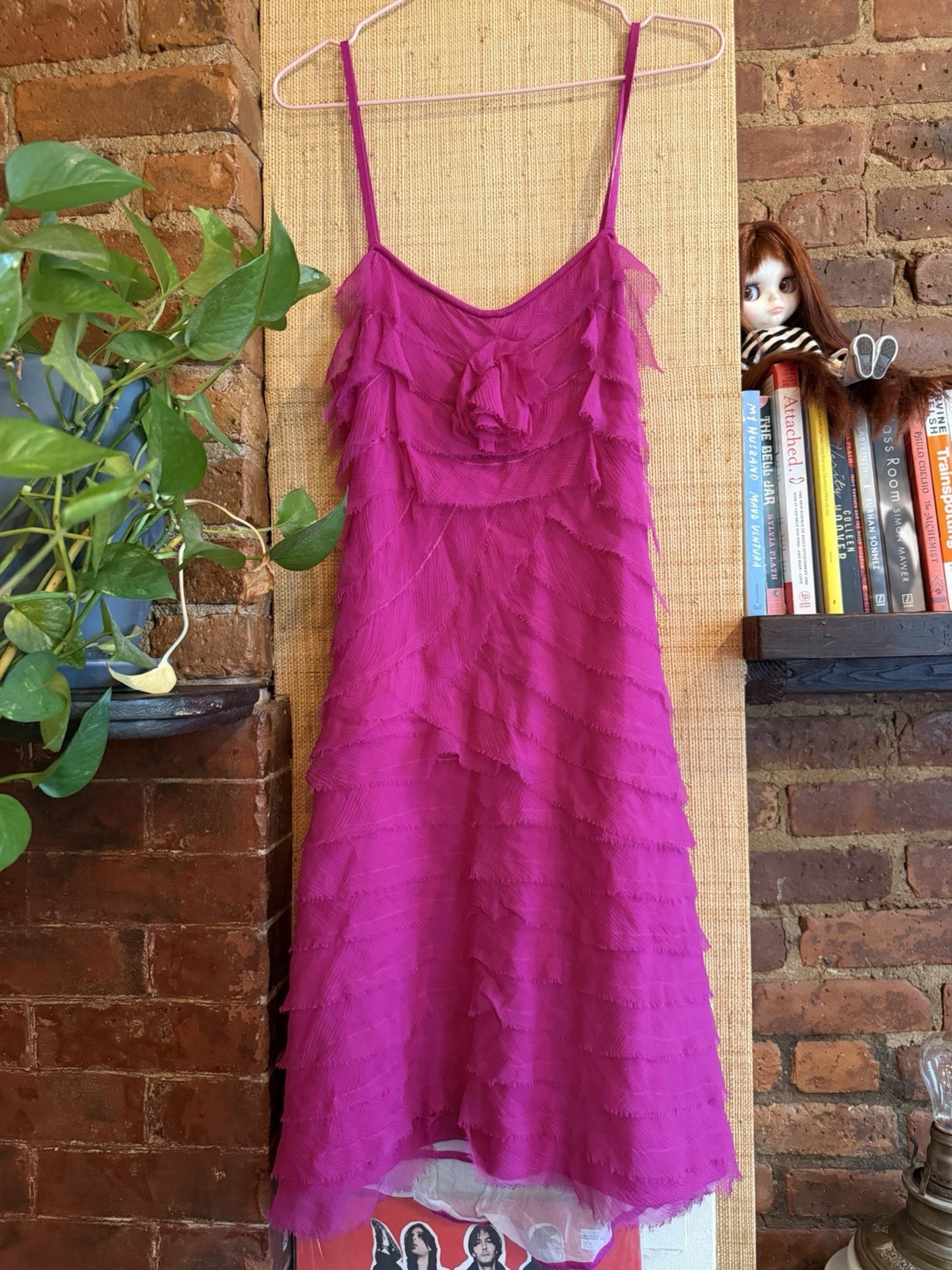 2000s Christian Dior John Galliano Ruffle Slip Dress