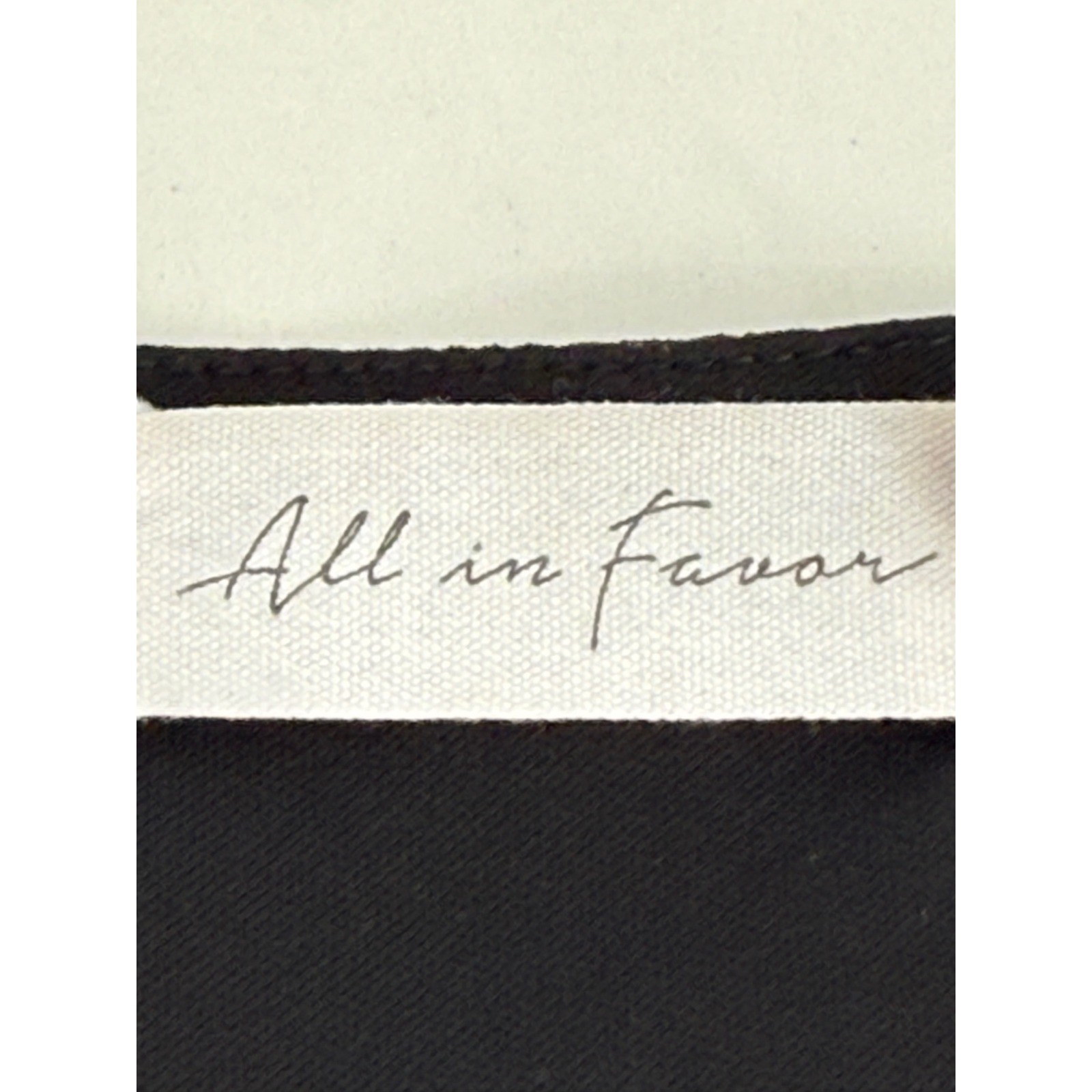 All in Favor Black Dotted Wrap Ruffle Hem Mini Dress Size S