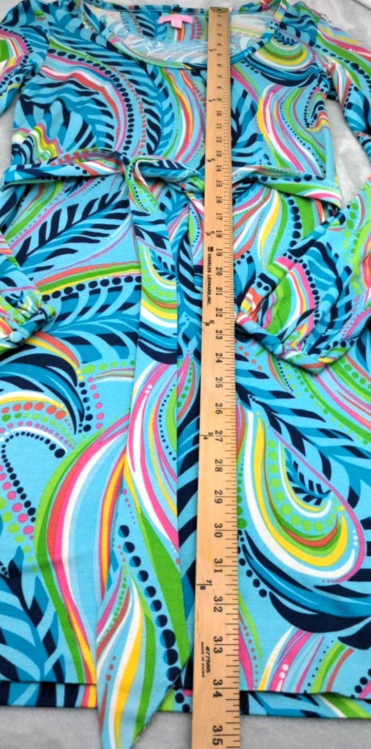 Lilly Pulitzer Multicolor Silk/ Cotton Blend Tunic Dress Tropical Resort XS