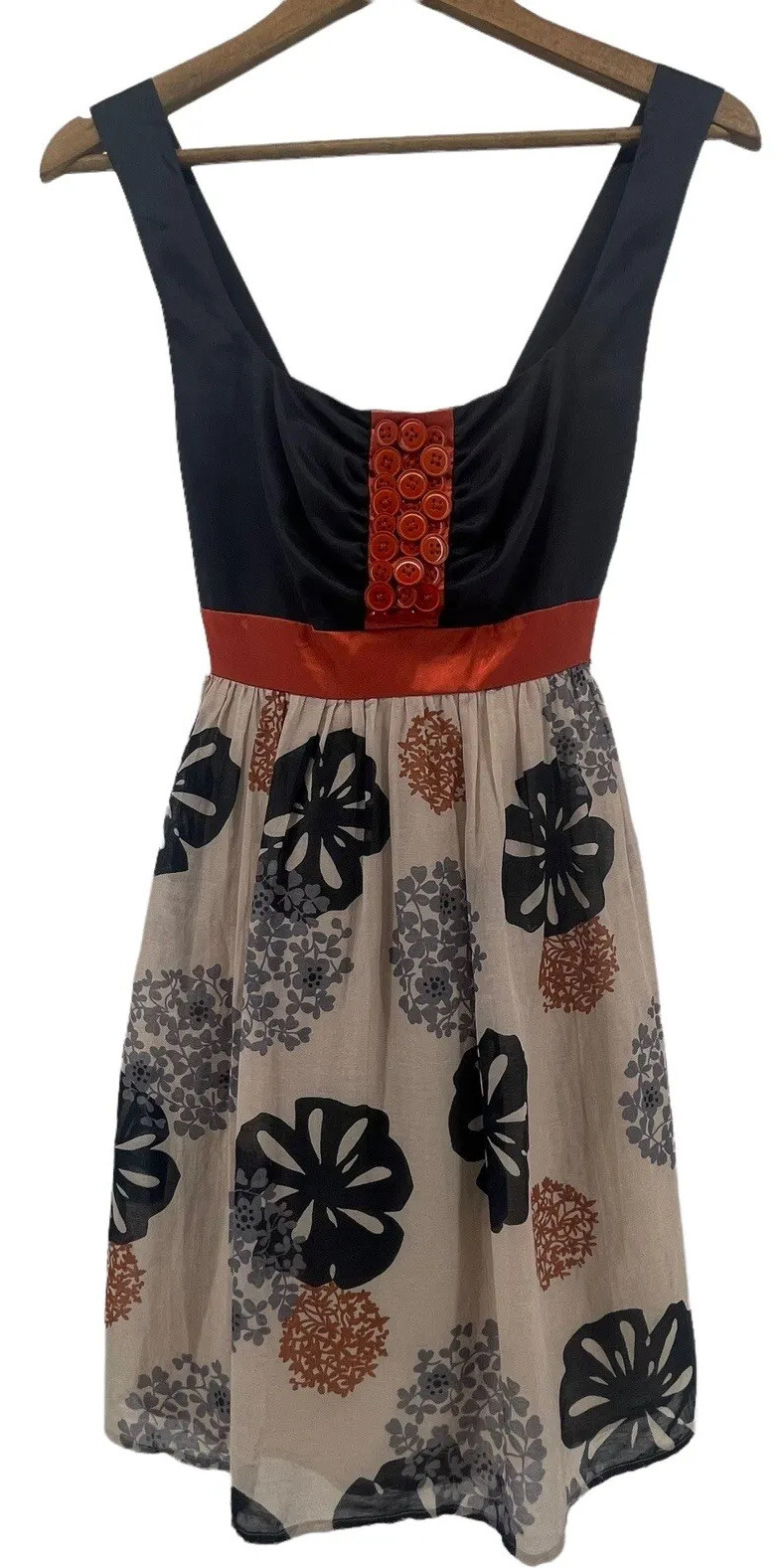 Bow and Arrow Dress Womens 4 Anthropologie Bow Cotton Silk Sundress Blossom