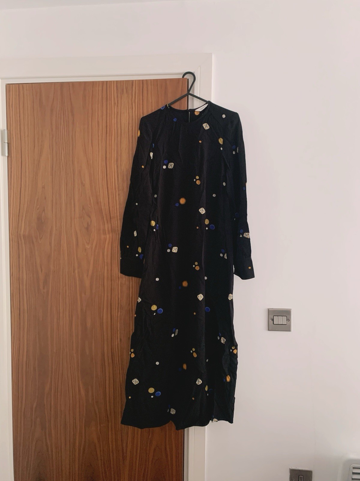 TOAST Cosmic Dot Print Column Dress