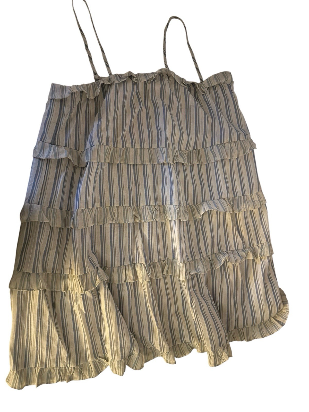 Peach Love Bohemian Style Mini Spaghetti Strap Sun Dress Large