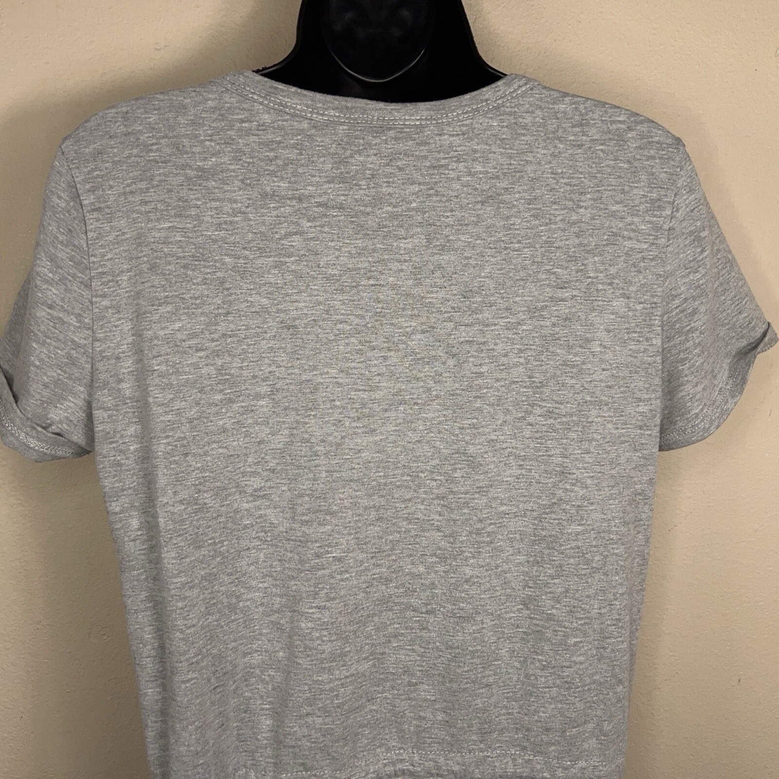 LARGE 7TH RAY LIGHT GREY TSHIRT DRESS SHORT SLEEVE CASUAL STRETCH
