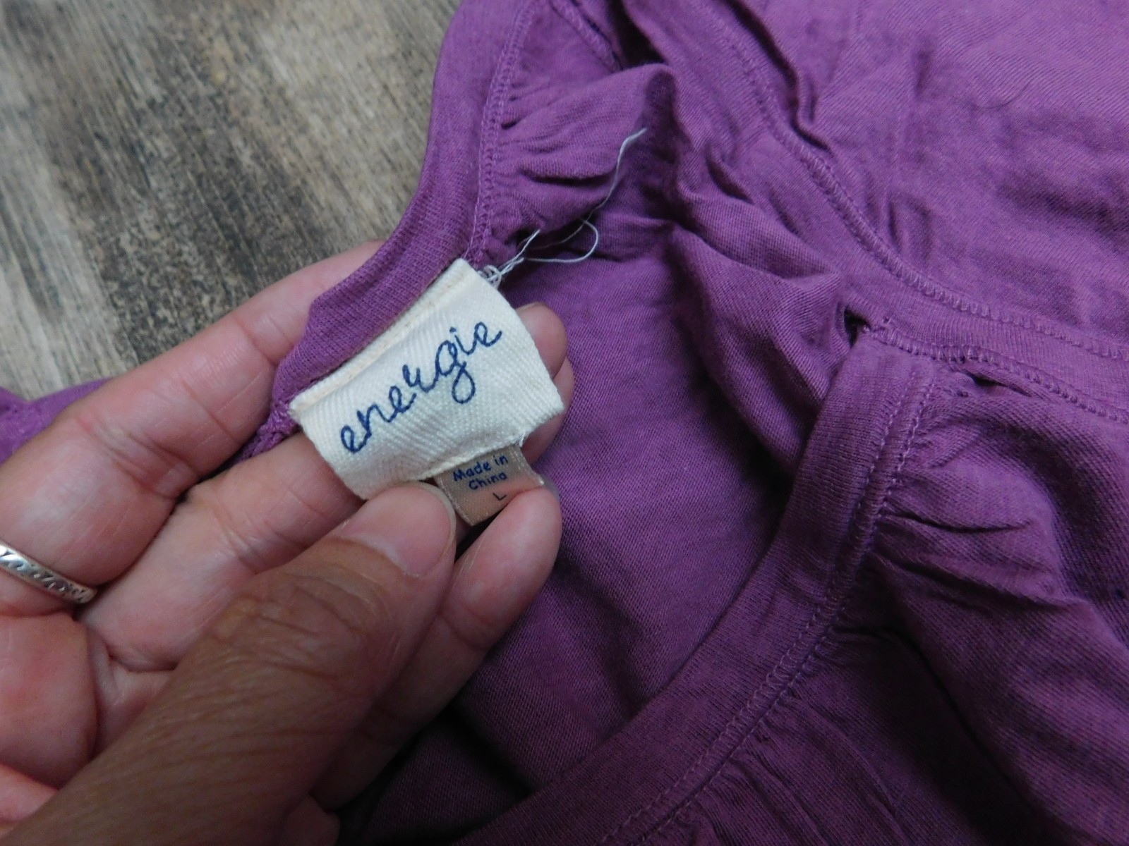 ENERGIE PURPLE DRESS SIZE LARGE
