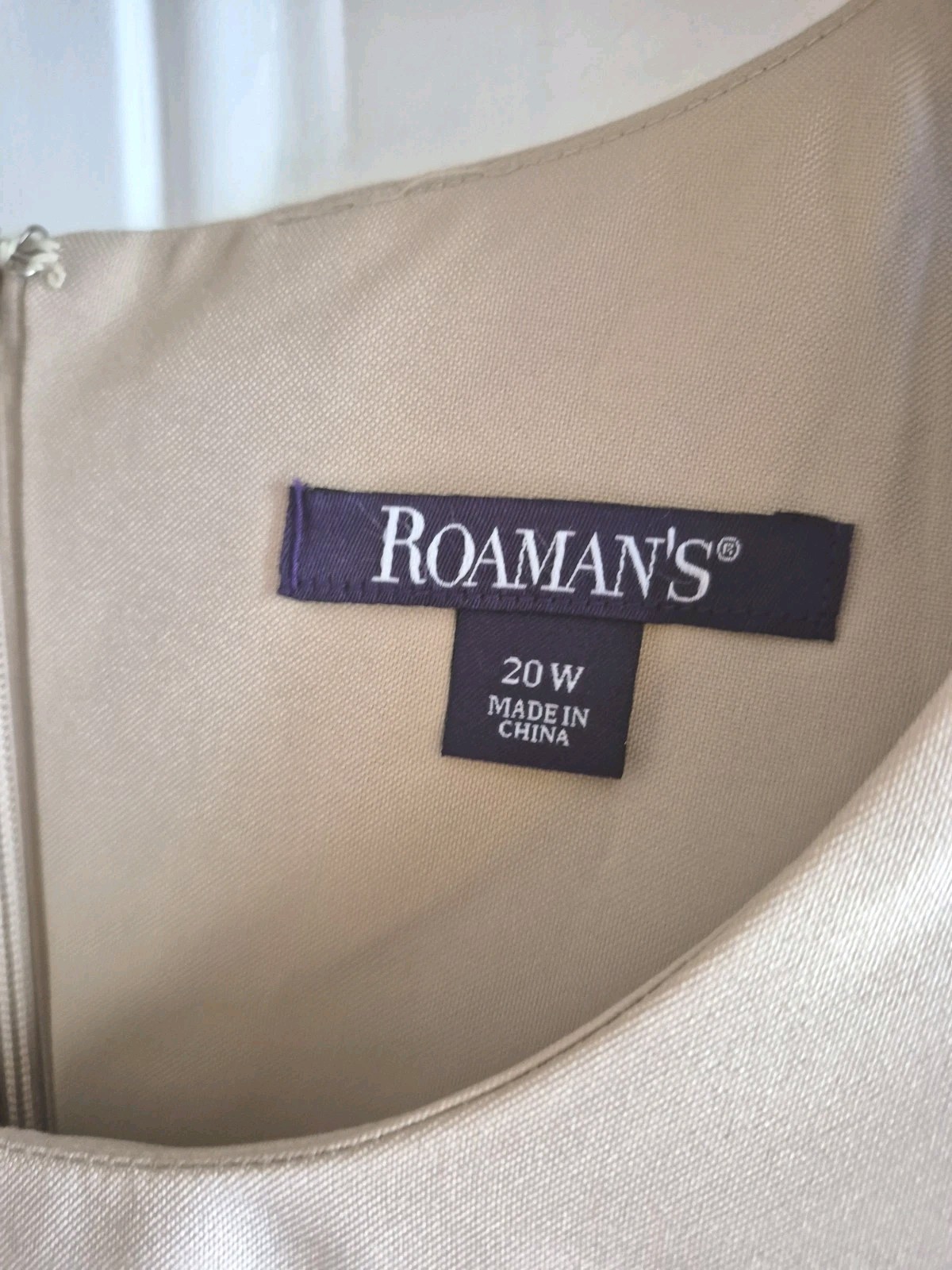 NWOT – ROAMAN’S JACKET/DRESS – 20W – Open Front Jacket, Sleeveless Sheath