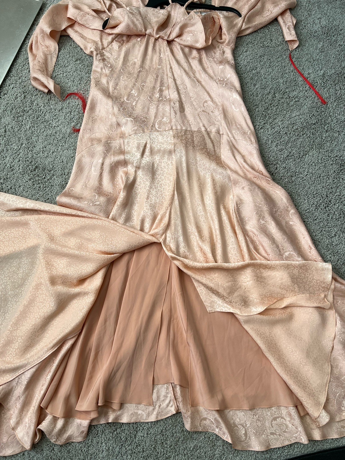 CHLOÉ 100% SILK JacquaRD Maxi dress – MADE IN FRANCE- 42