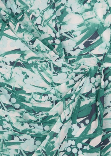 Whistles Mimosa Printed Bodycon Stretch Silk Dress Size UK 6 US 2