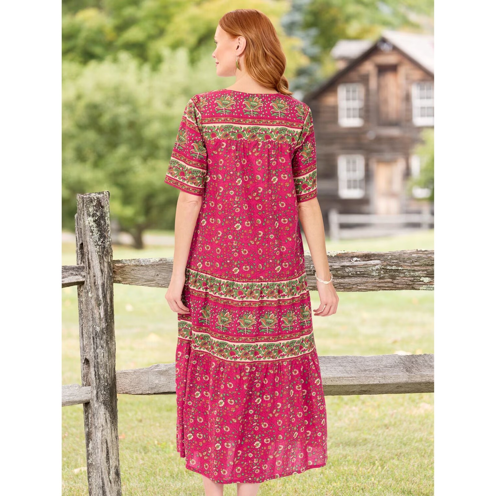 Ankle-Length Cotton Muumuu