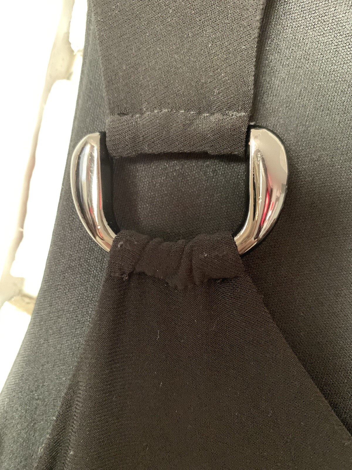 PICADILLY Women’s Size M Black Mini/Maxi Dress, Sleeveless with Silver Rings