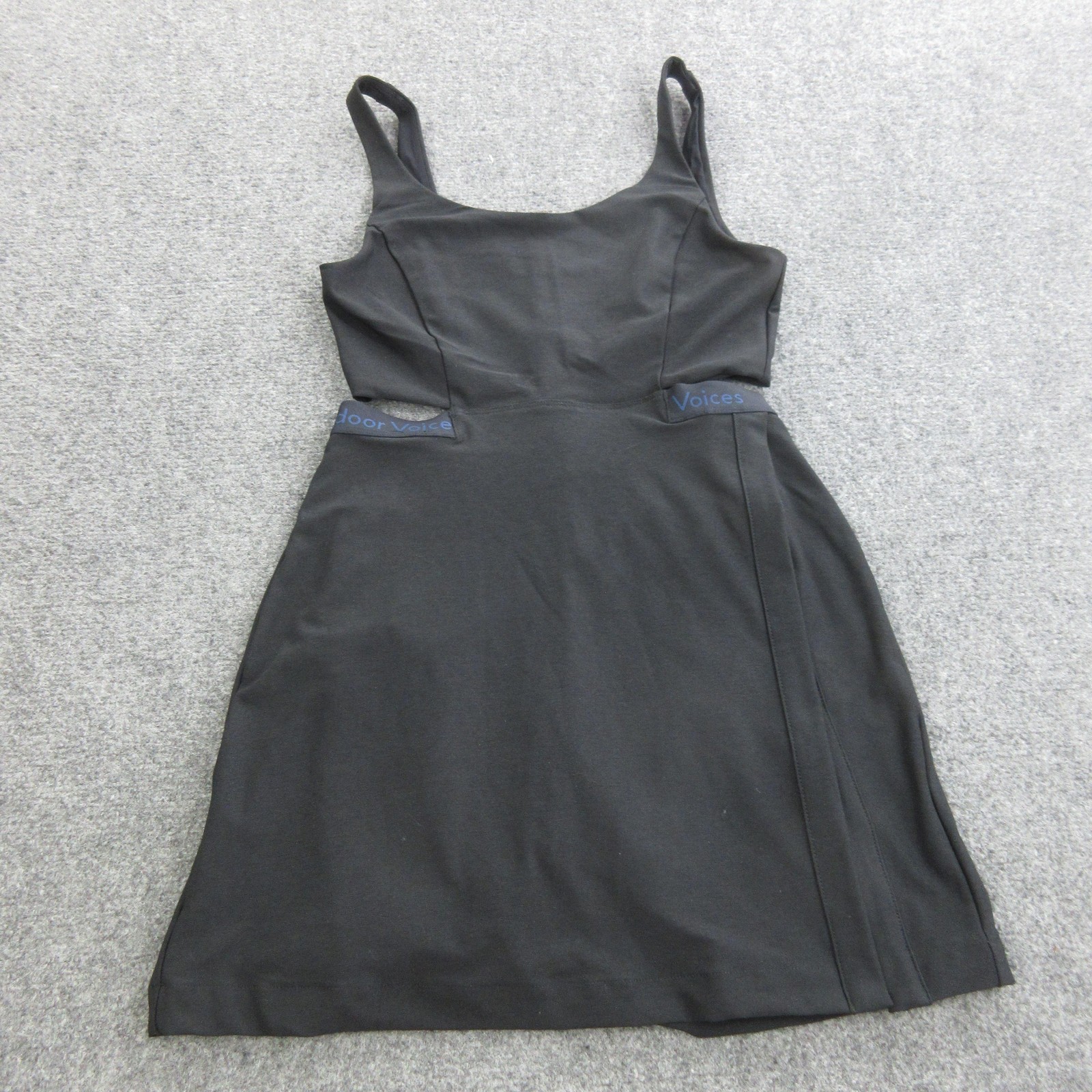 Outdoor Voices Dress Womens S Black Volley Fit Flare Exercise Tank Short Summer