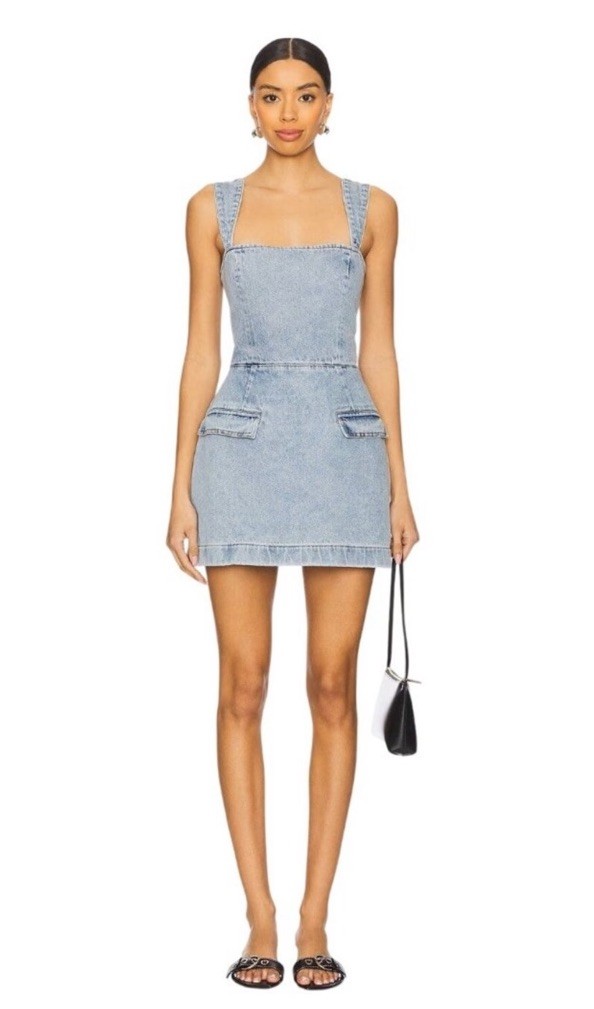 Amanda Uprichard Bethany Skort Romper Destiny Wash / S