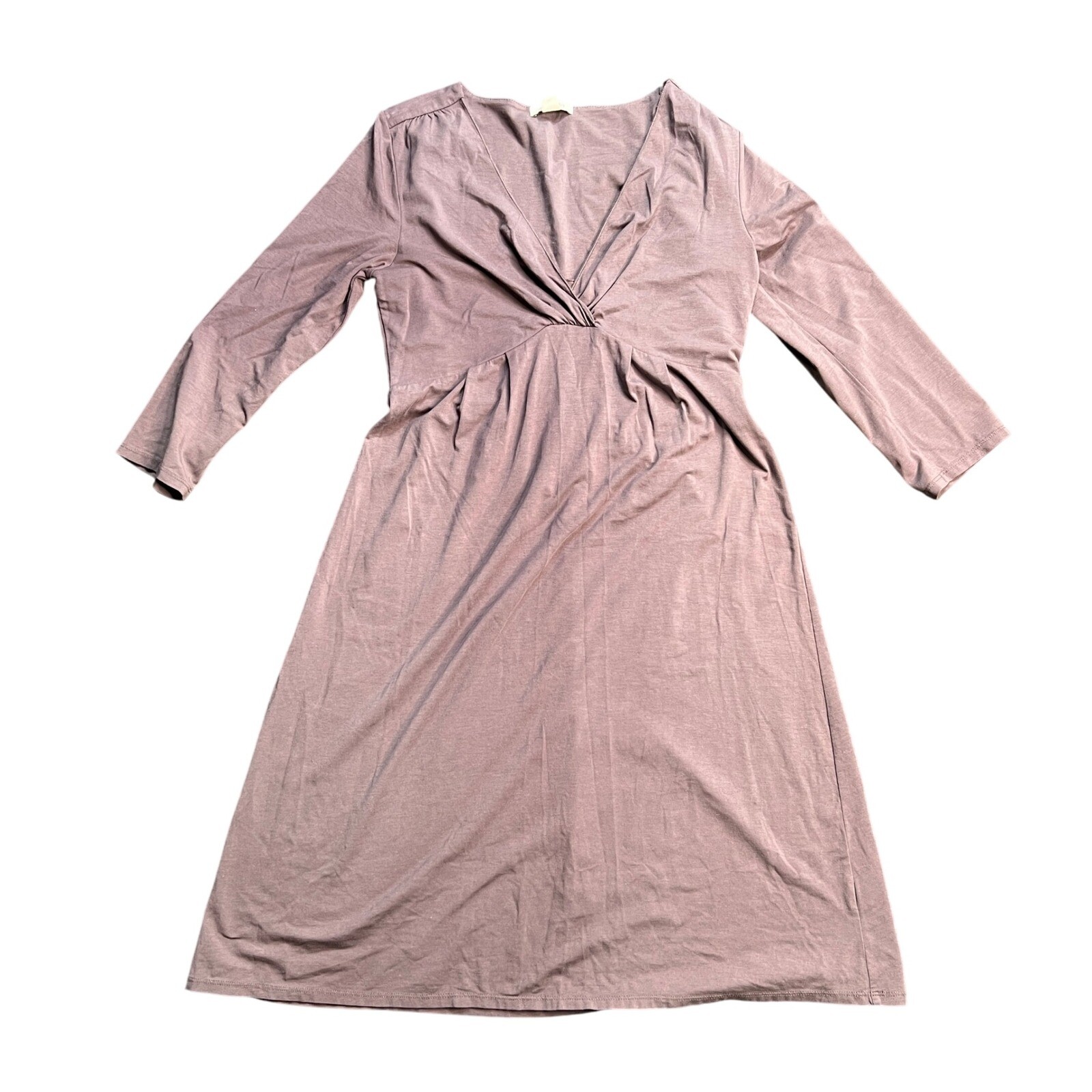 Y2K Garnet Hill Knit Dress Baby Doll Casual Purple Size XS Coastal