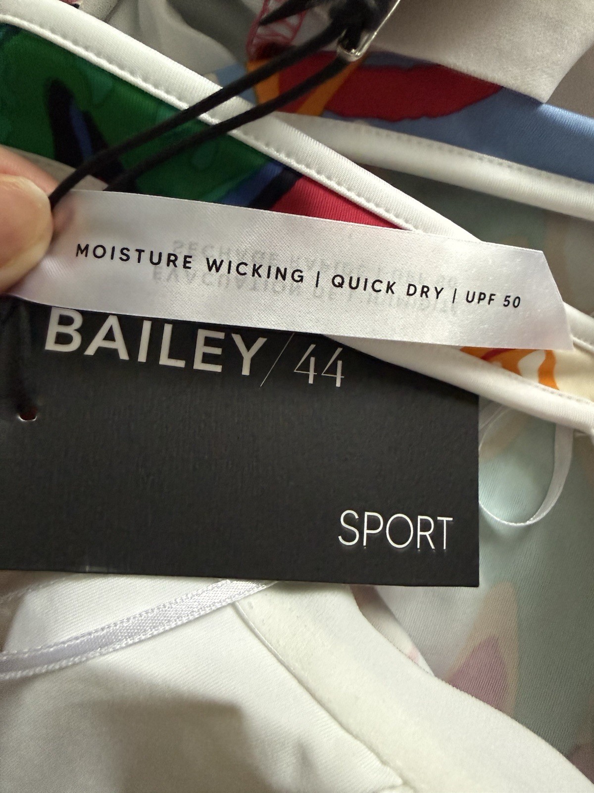 NWT Bailey 44 Sport Tropical Dress Size Large Moisture Wicking UPF 50 Quick Dry