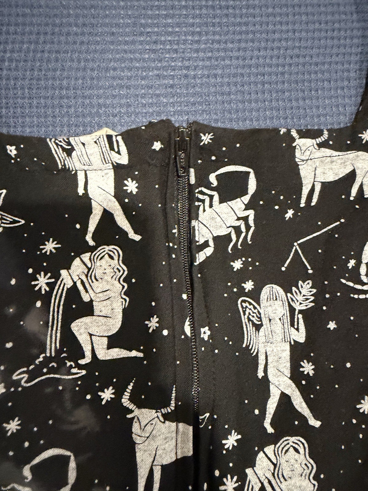 Horoscope Dress – Stars Celestial Moon Witch Black Zodiac XL Mata traders