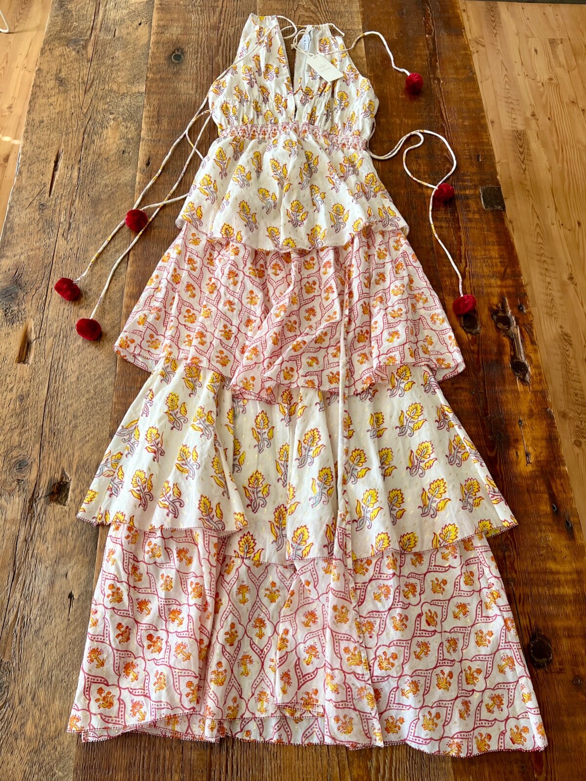 ASH & EDEN Floral Maxi Dress – India – Size Small – NWT – $460