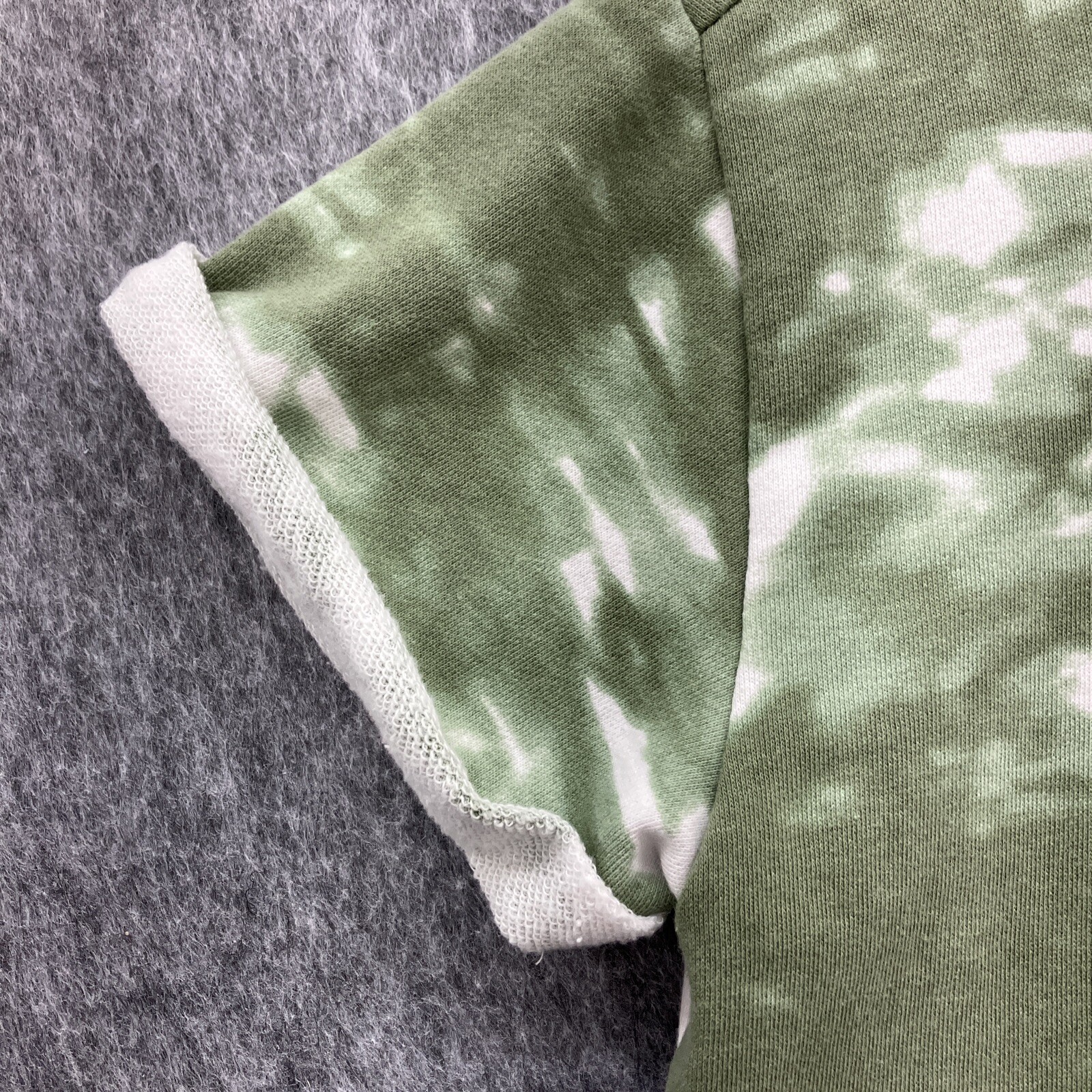 True Religion Tee Dress Womens Small Desert Pine Green Tie Dye Athleisure