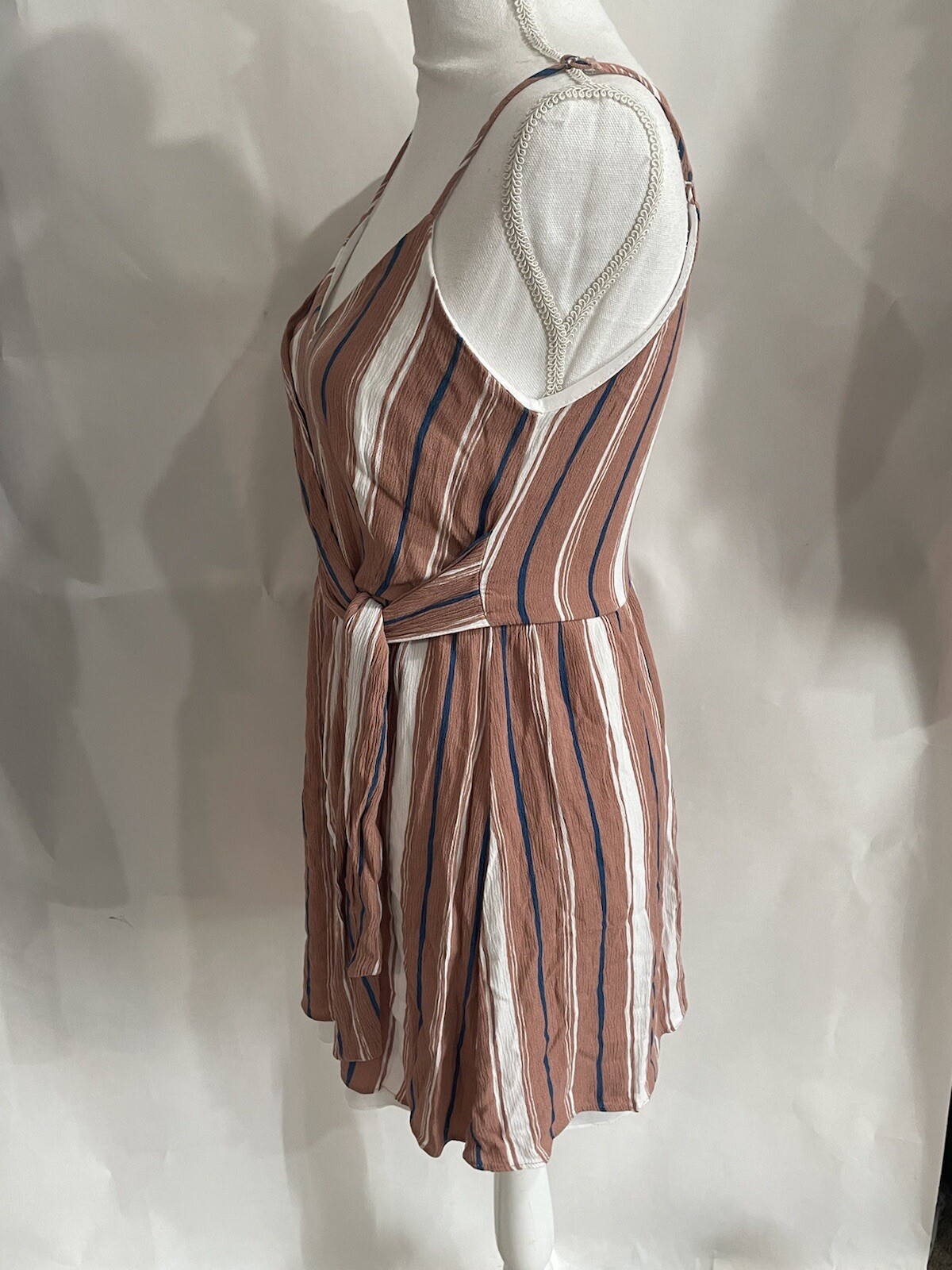 Everly Dress Size S Multicolor Striped Sleeveless Lined