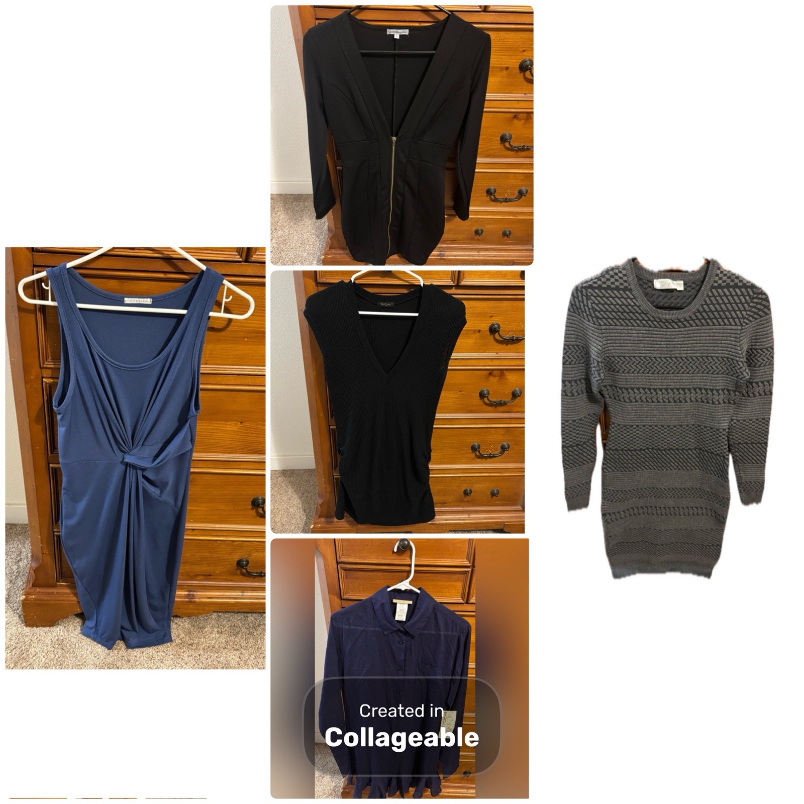 Women’s Dresses Size Small Bundle – Lot of 5 Dresses Various Styles and Colors