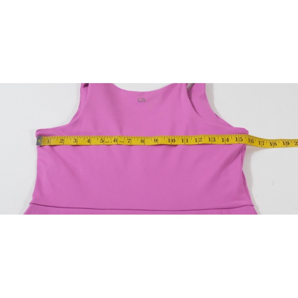 GapFit Womens Purple Athletic Exercise Dress Built-In Shorts V-Neck Size M