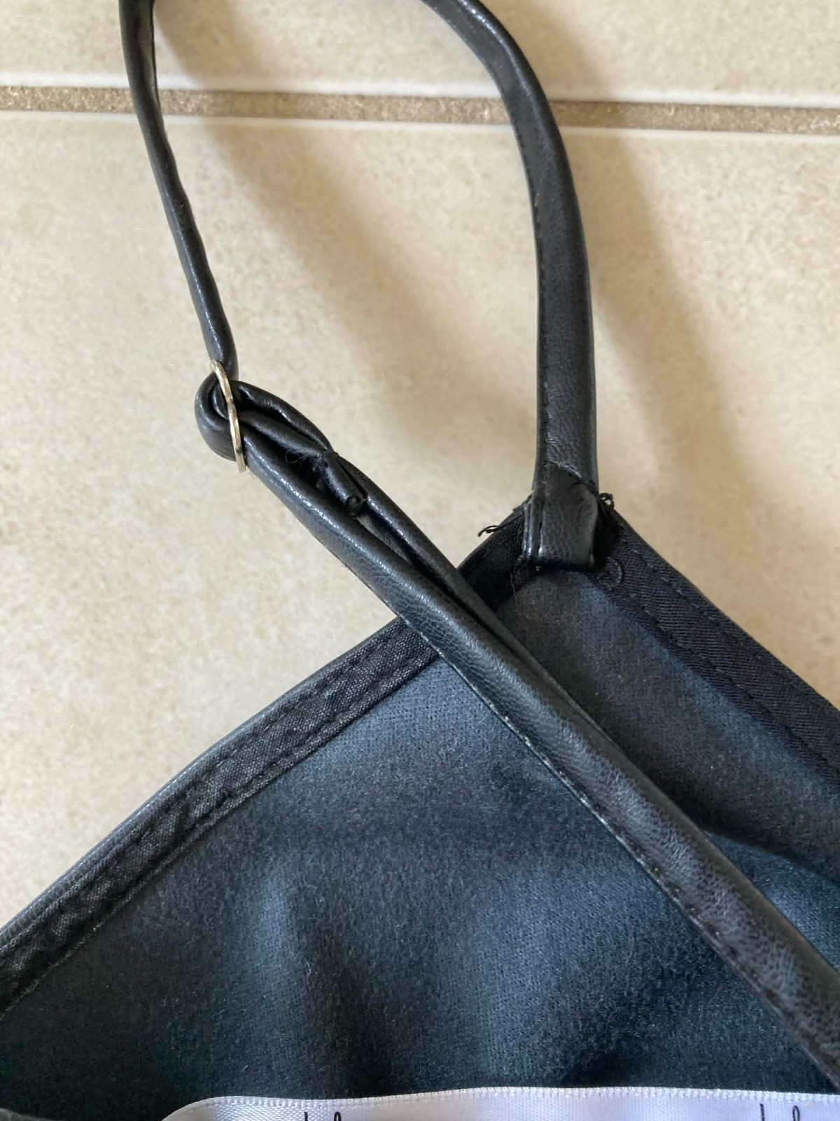 Lulus Taking Me There Black Vegan Leather Ruched Bodycon Mini Dress Medium