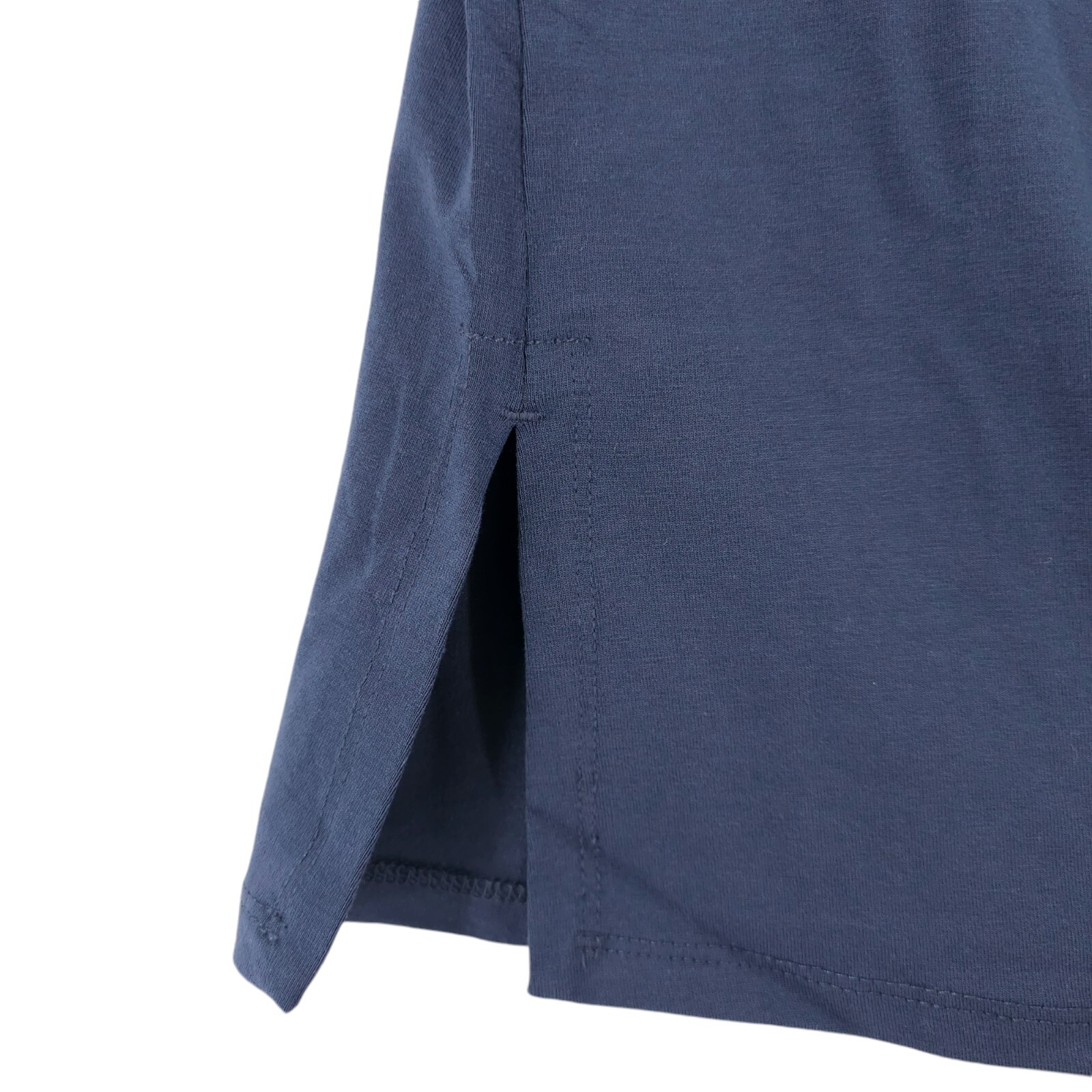 NWT EILEEN FISHER Crewneck Long Sleeve Jersey Shift Dress OCEAN BLUE 1X 2X 3X