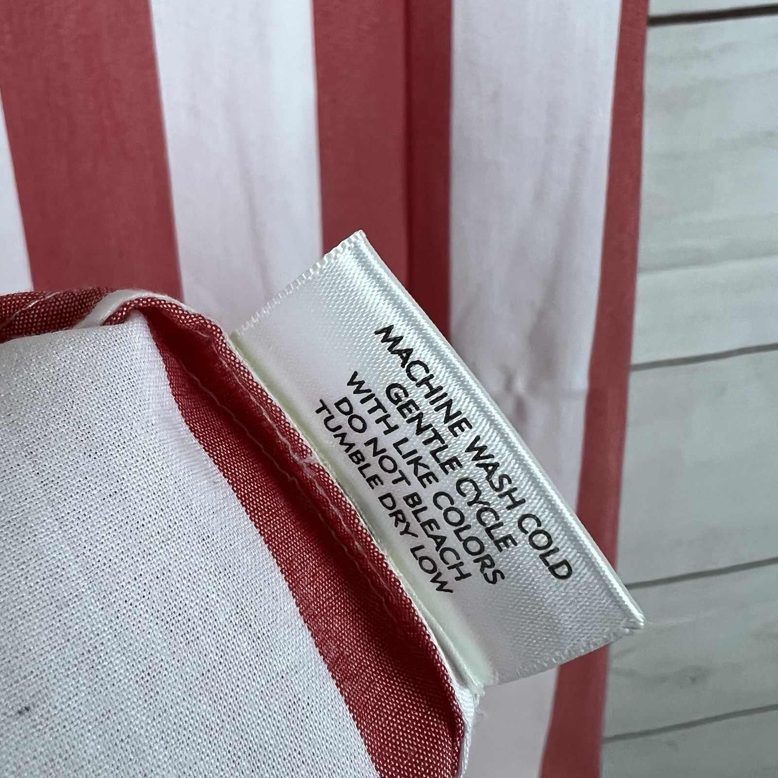 Atlantic Pacific x Lake MARNIE Caftan Shirt Dress XS Red Granita Stripe NWOT