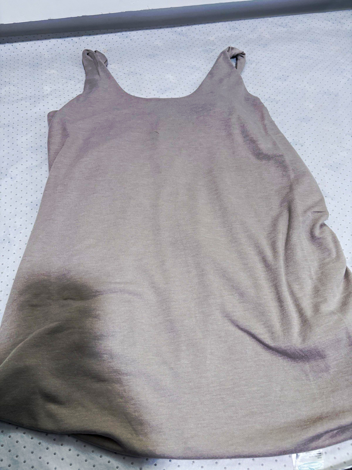 NWOT ZENANA Women’s Beige Scoop Neck Midi Slip Dress w/ Tie Accent Straps Size M