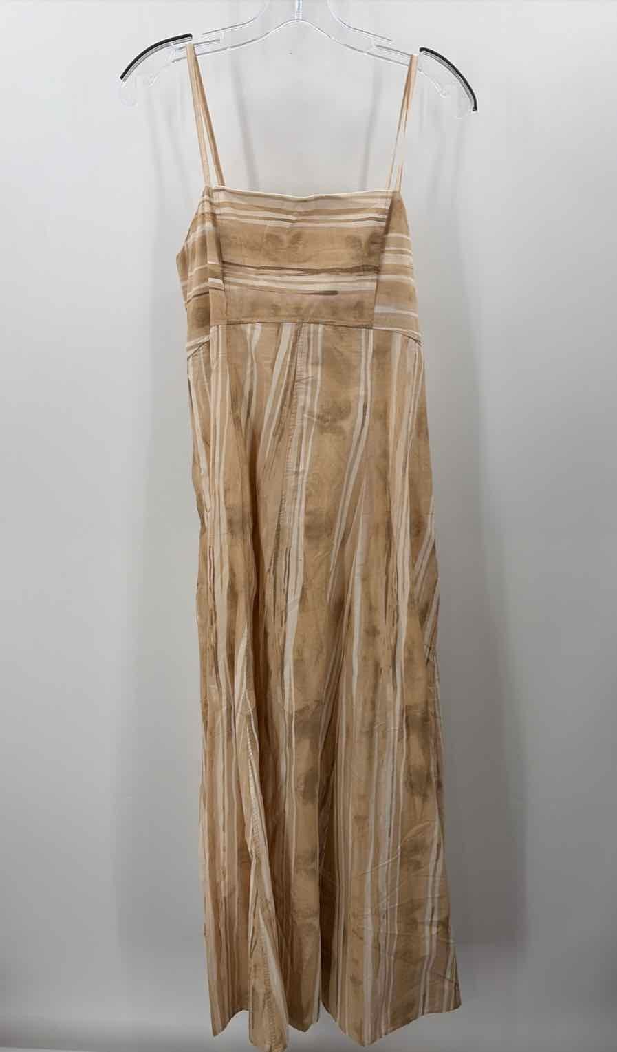 Pre-Owned CeCe Tan Size Medium Maxi Sleeveless Dress