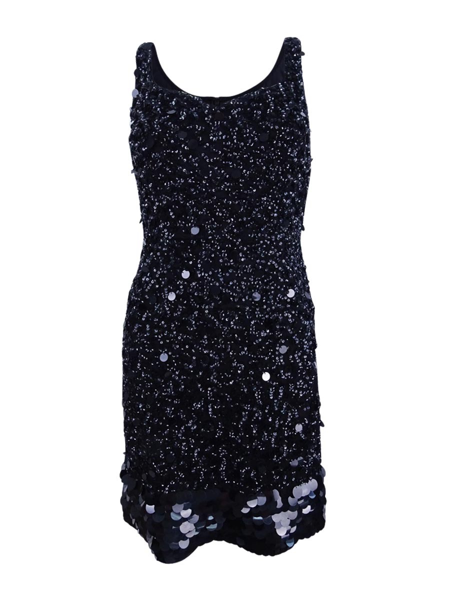 Adrianna Papell Women’s Beaded Sequined Cocktail Dress