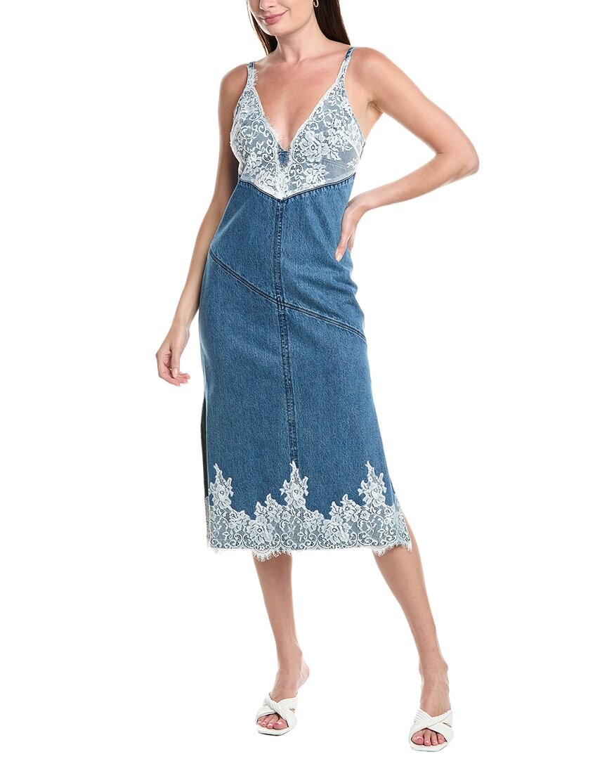 3.1 Phillip Lim Denim Slip Dress Women’s Blue 0
