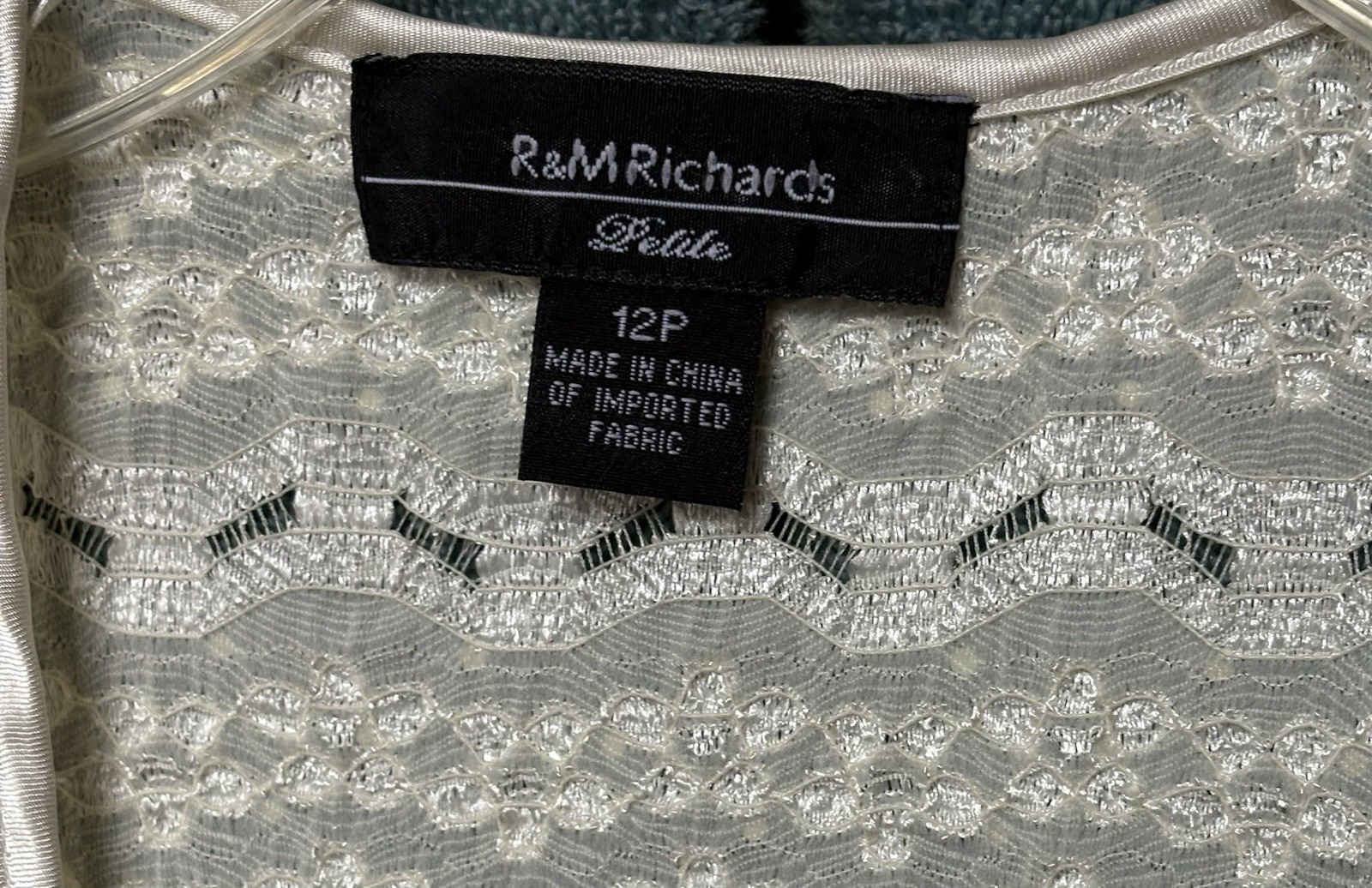 R&M Richards Vintage 2-piece Dress. Sequined Top And Jacket.