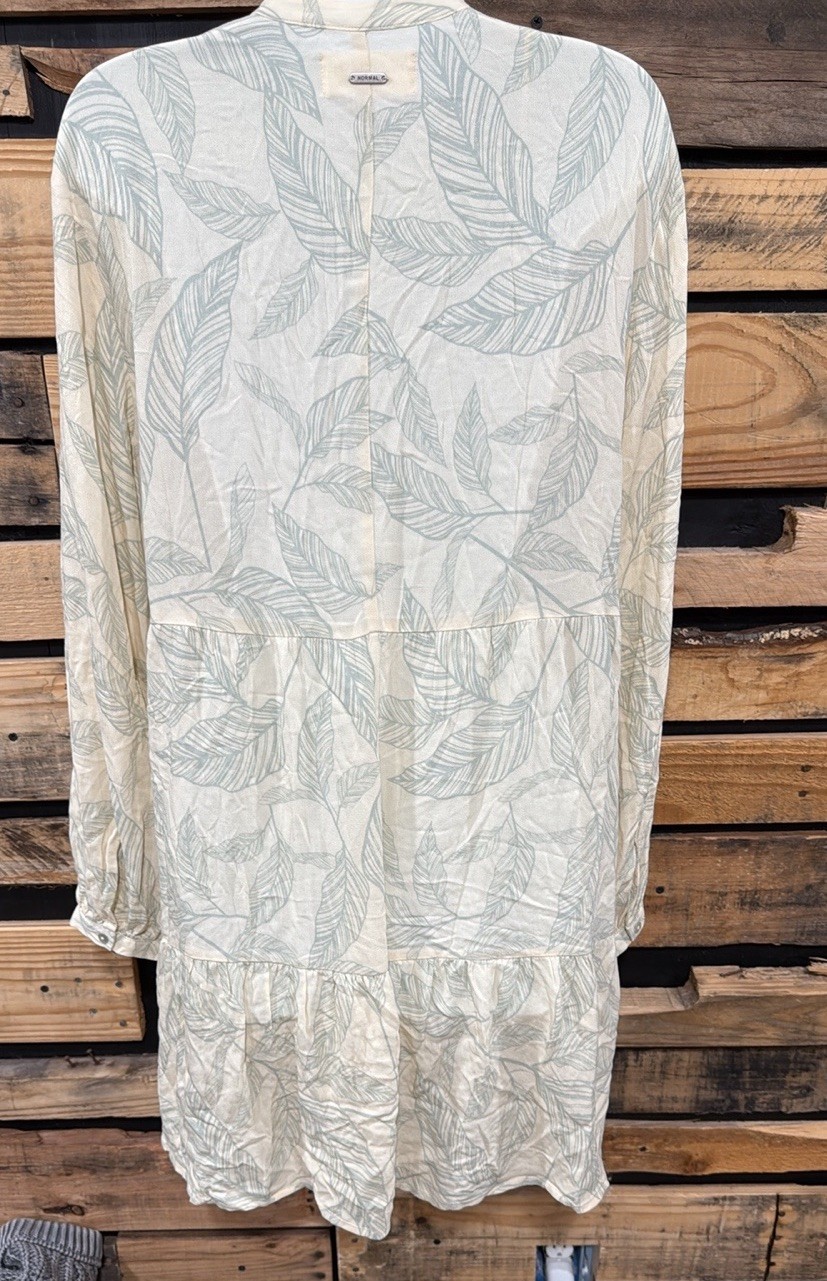 The Normal Brand Alexis Tiered Peasant Dress In Palm Desert Print Women’s Small