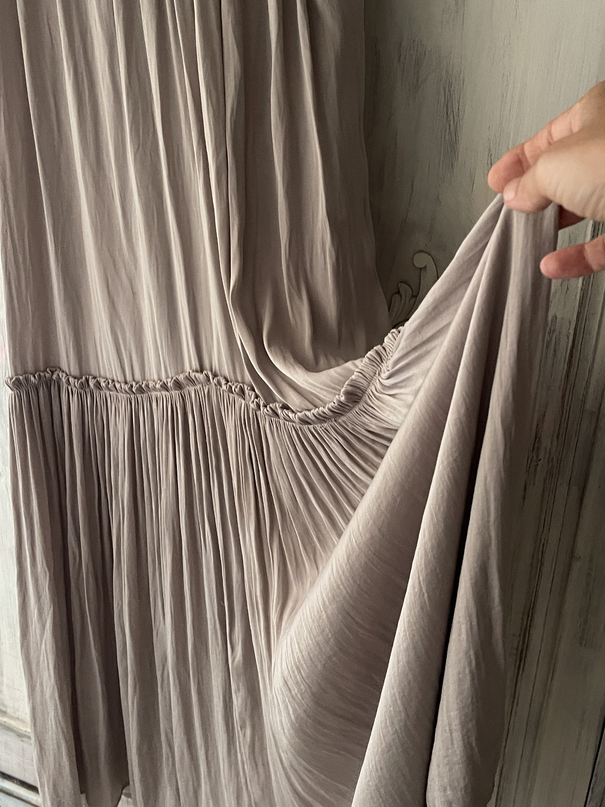 zara dress grey L