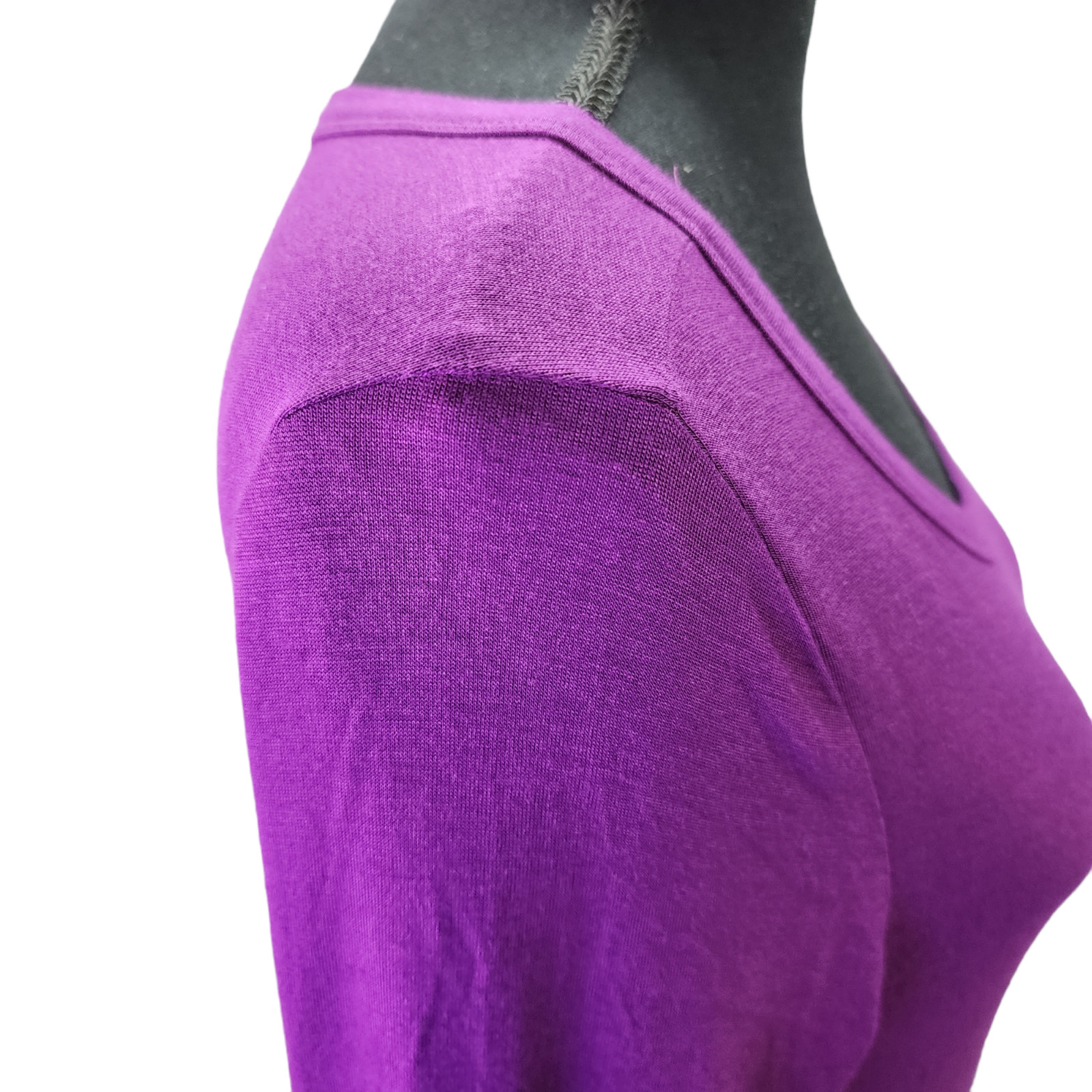NWT HiMONE Women’s Medium Purple T-Shirt Dress Silky Soft Stretch Pockets Casual