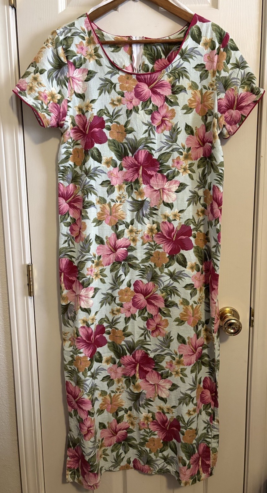 Hawaiian Island Aloha Wear Dress Women’s Size XL Floral Print (Read Description)