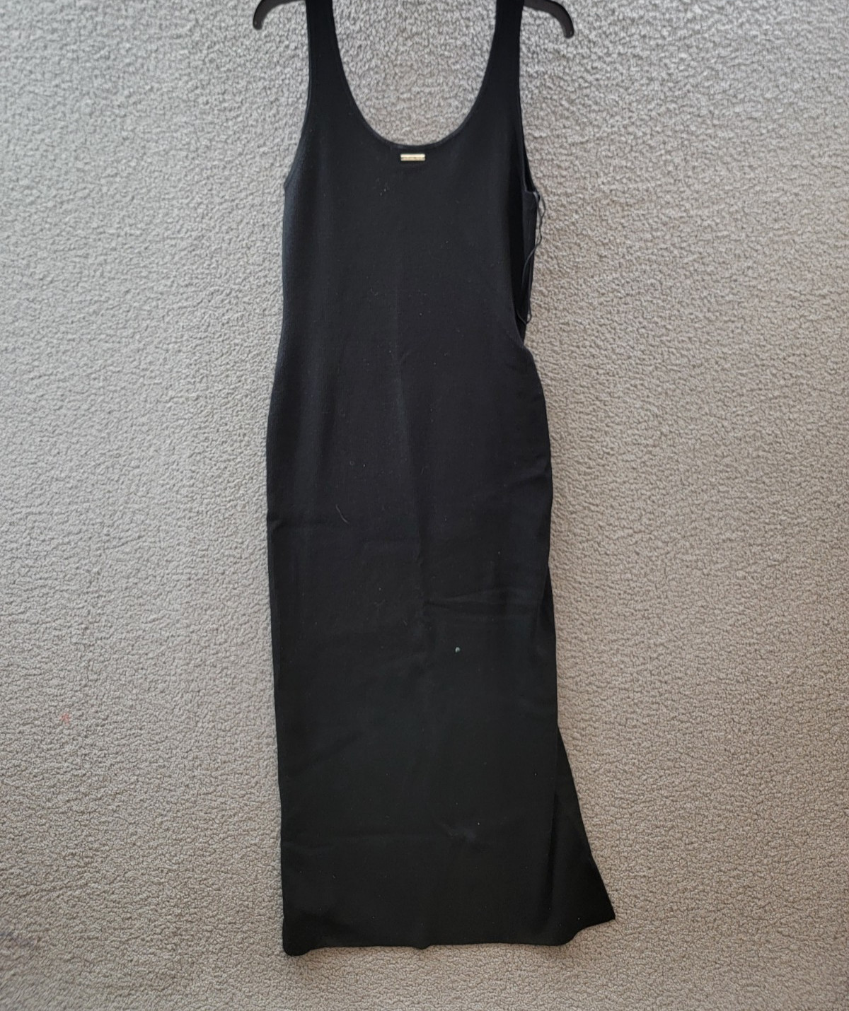 MICHAEL Michael Kors Sleeveless Wool Blend Midi Dress Women’s XL Black Pullover