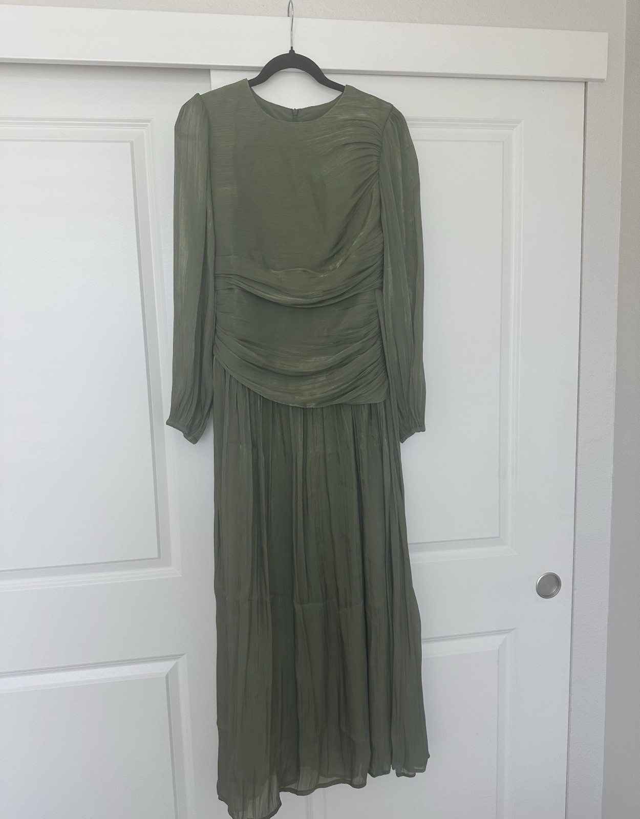 Anavesta Draped Sage Green Dress Size M