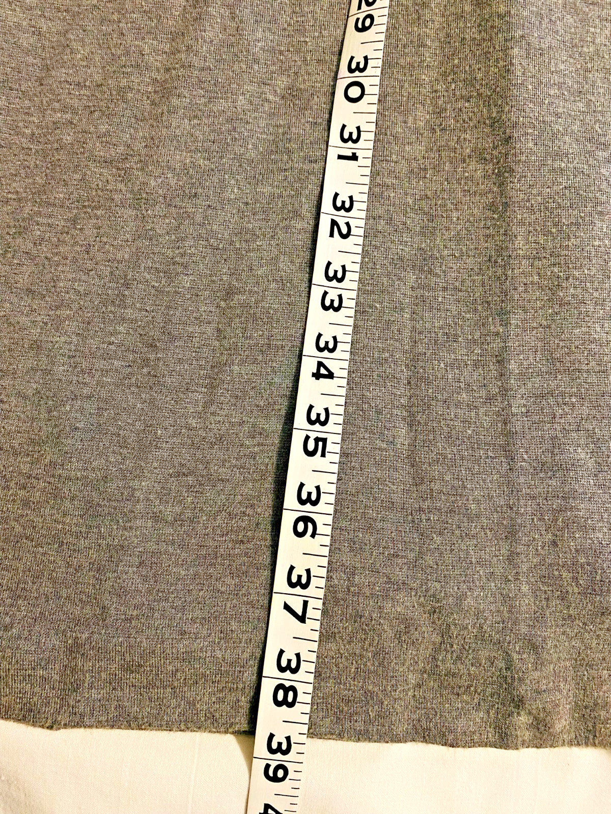 Trina Turk Gray Knit 3/4 Sleeve zip in back Dress, half lined Size S