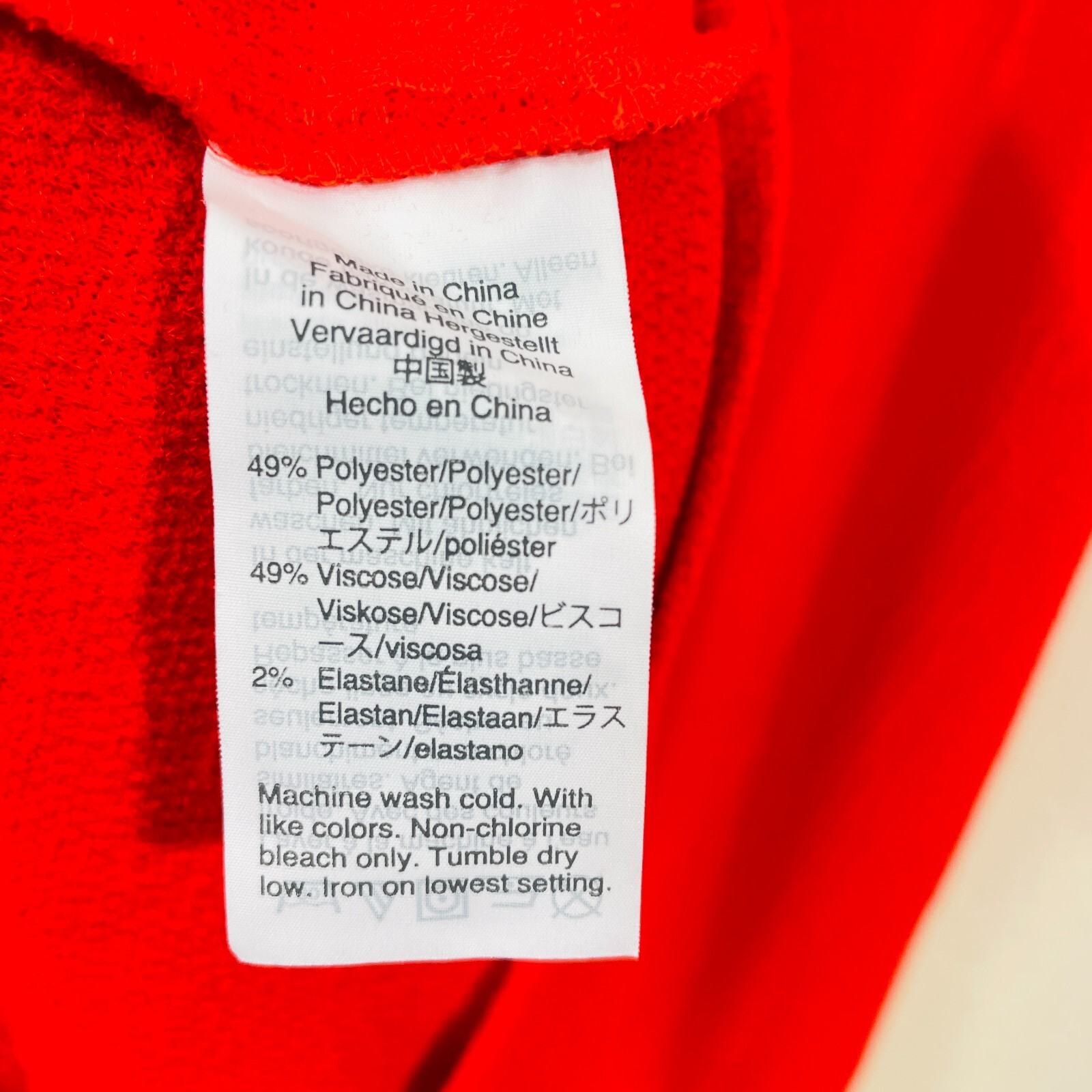 NWT Madewell Texture & Thread Size XXS Orange Tiered-Sleeve Knee Length Dress