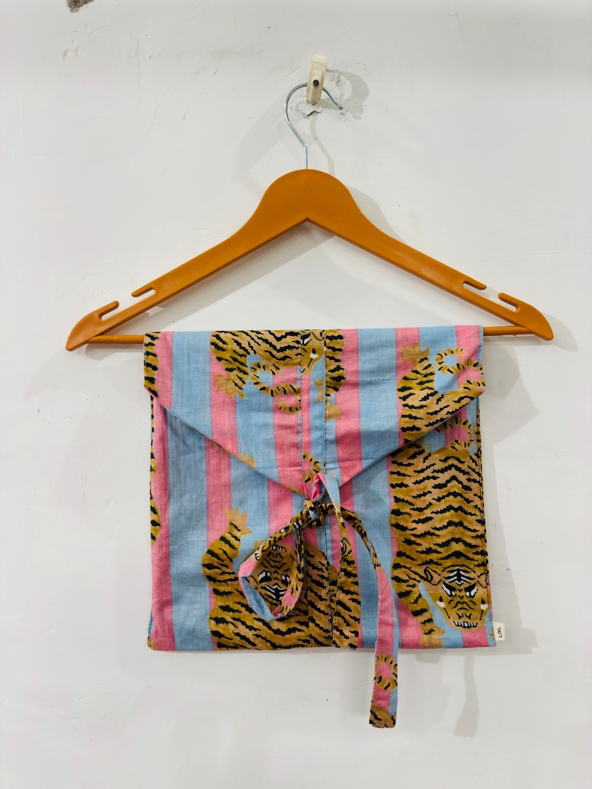 Tiger Print Cotton Pajama Set:Summer Loungewear night wear for woman’s giftitem