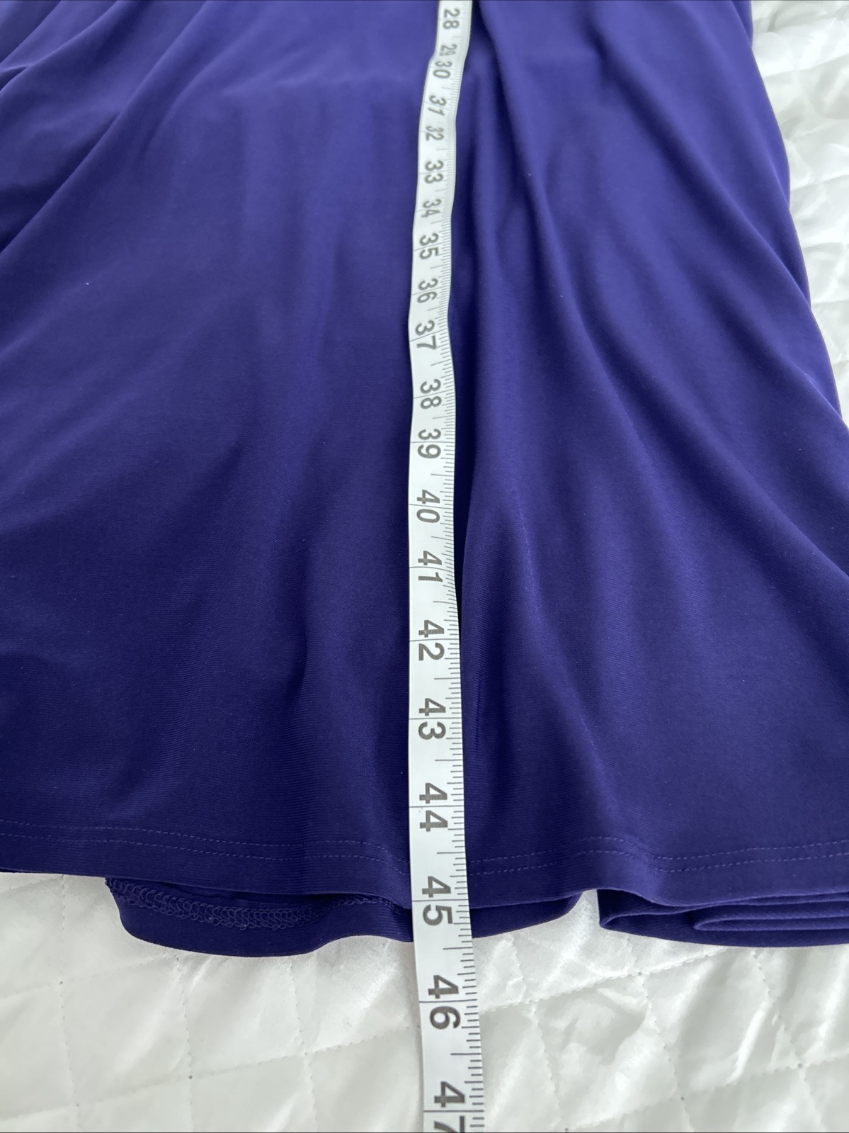 Evan Picone Dress Babydoll Empire Midi Deep Purple 14 Sexy Halter Classic