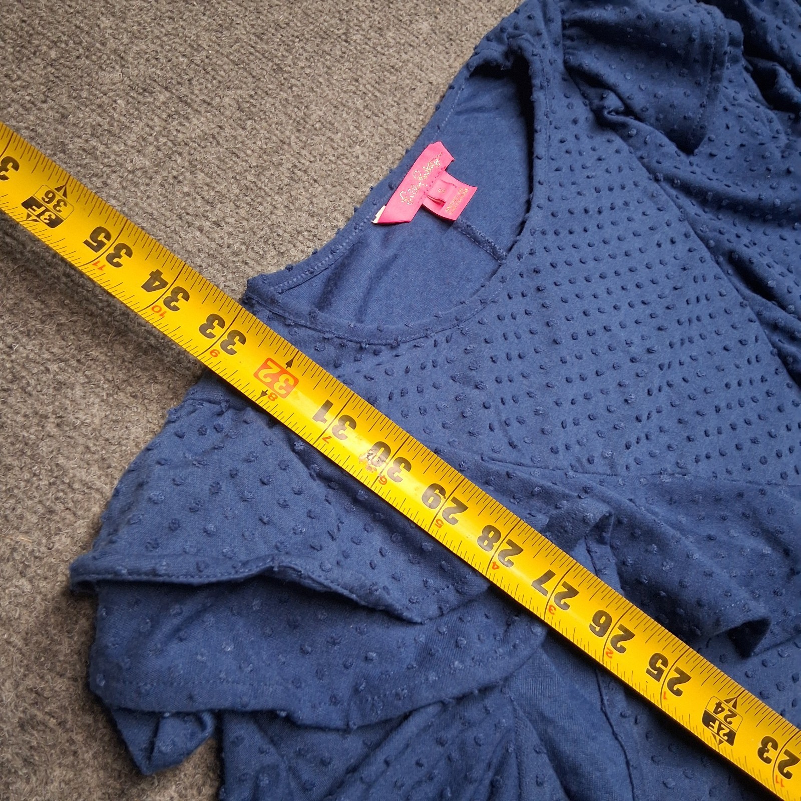 lilly pulitzer dress womens small blue poly nylon blend