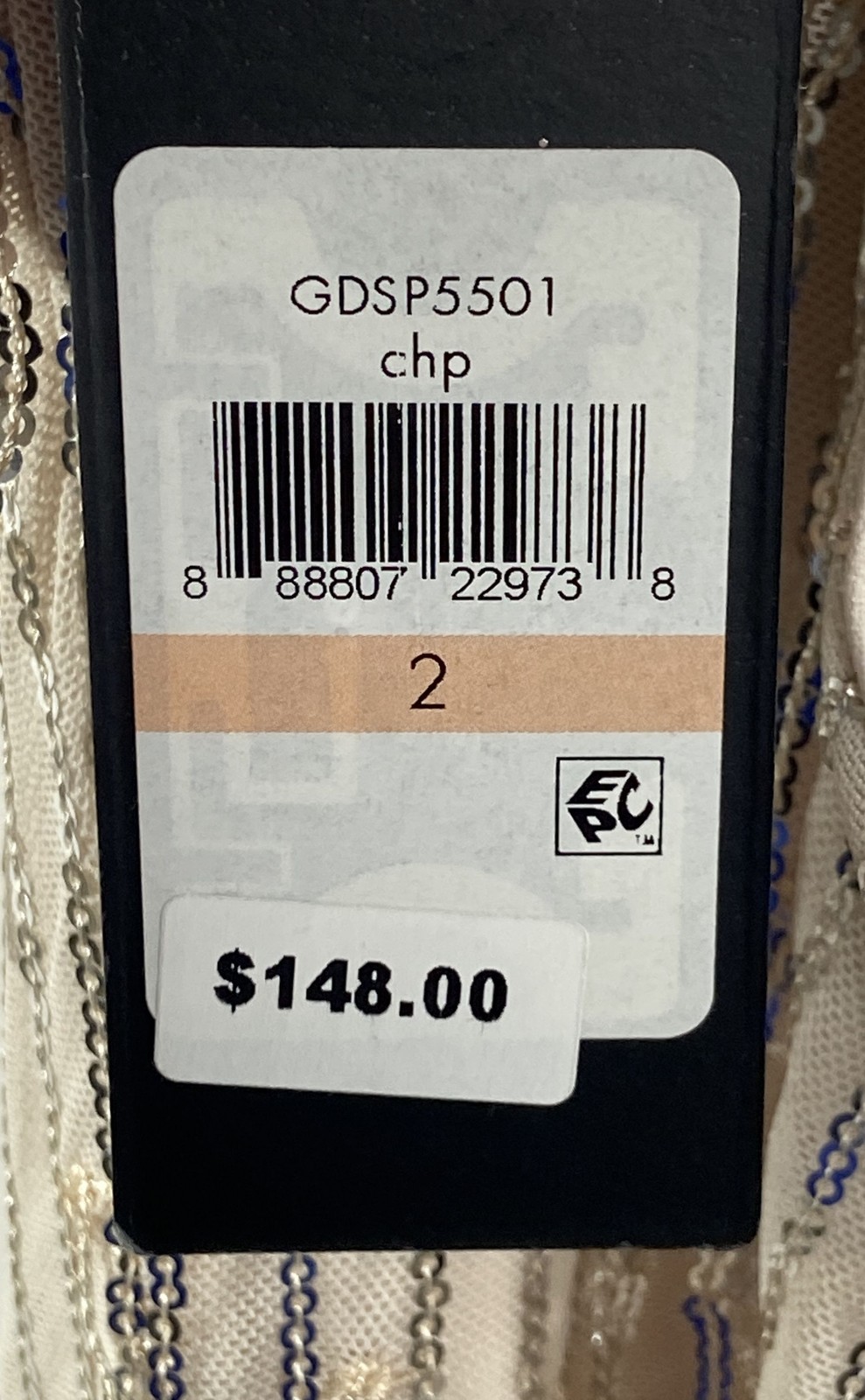 Guess Women’s Beige Sequin Fringe Halter Neck Cocktail Party Mini Dress NWT Sz 2