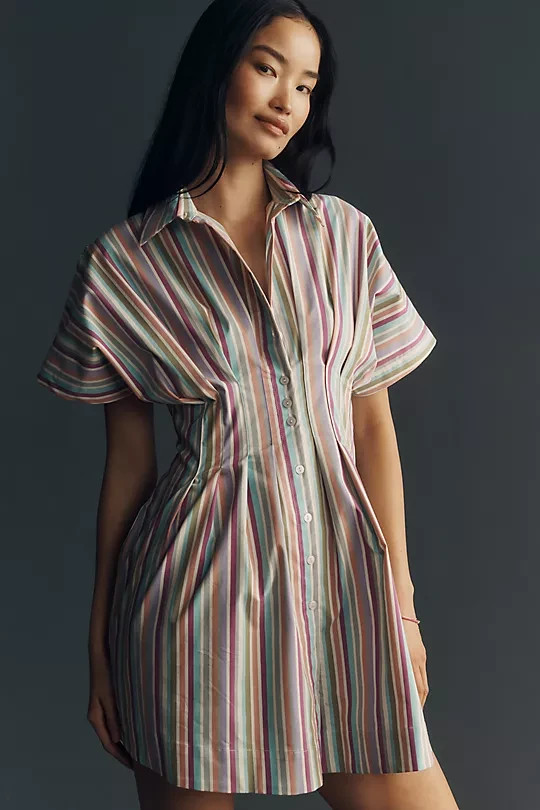 Anthropologie – Tobie Mini Shirtdress by Exquise Sale OFF 4130942140006